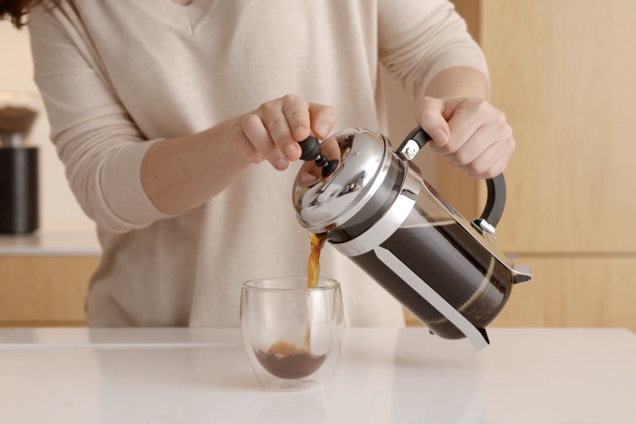 French Press Zubereitung